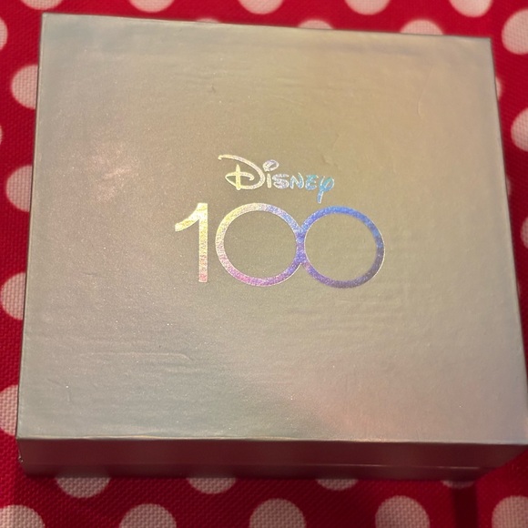 Disney Silver Bangle with Mickey Mouse and Red Charm - Picture 3 of 5